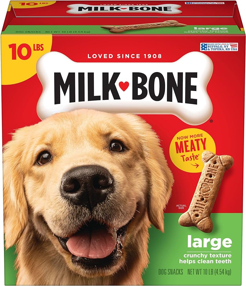 Amazon.Com : Milk-Bone Original Dog Treats Biscuits For Large Dogs, 10  Pounds (Packaging May Vary) : Pet Treat Biscuits : Pet Supplies