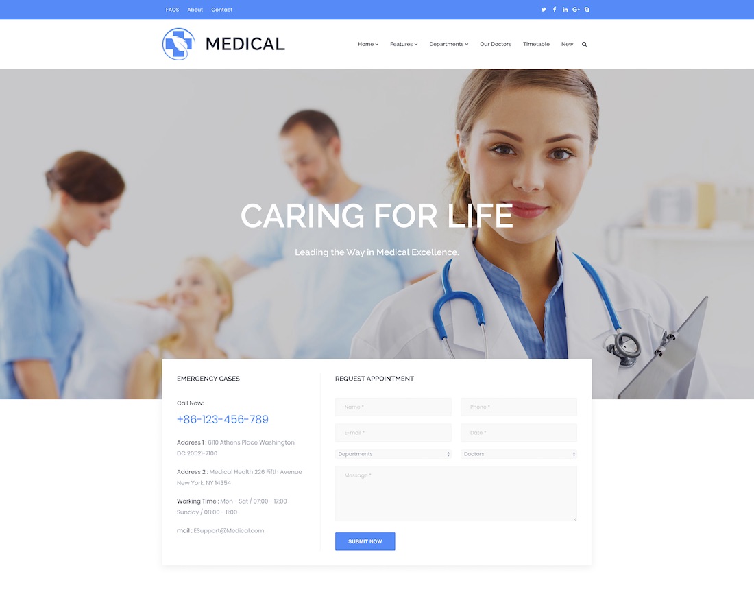 16 Doctor Website Templates For Medical Practitioners 2023 - Colorlib