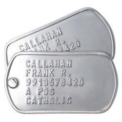 U.S. Military Dog Tags: Regulation Issue, Fast Delivery